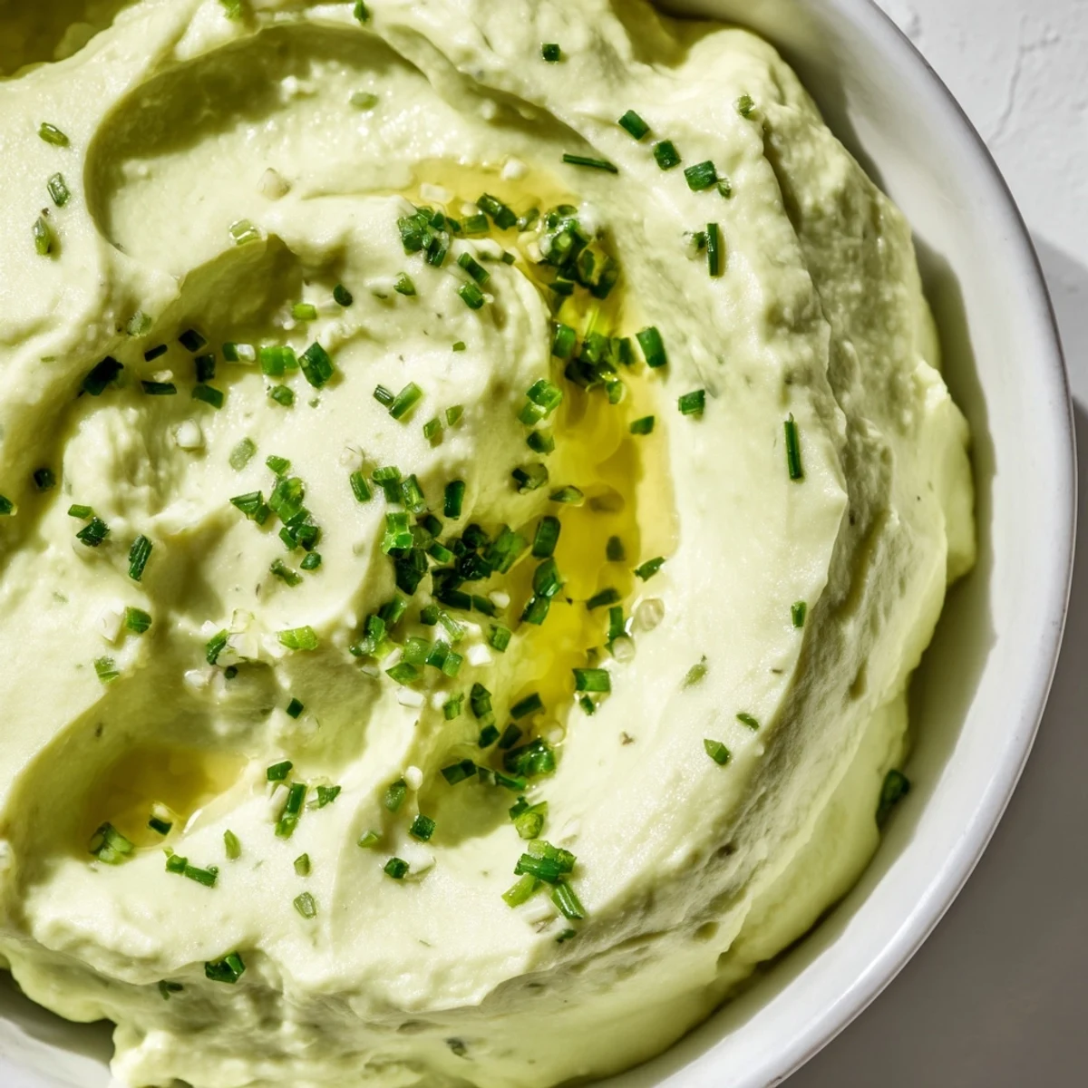 Creamy avocado cottage cheese dip, a vibrant green, ready to be scooped up with veggies.