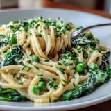 Spring Pasta Lemon Cream Peas