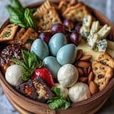Spring Charcuterie Easter Basket Board