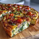 One-Pan Ham Swiss Frittata