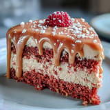 Pretty pink Rosé Velvet Cake, perfect for celebrations with a decadent gold drip.