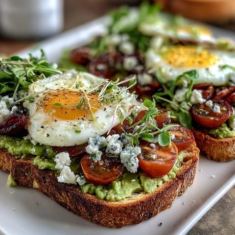 Spring Brunch Avocado Toast