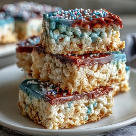 4th July Patriotic Rice Krispies