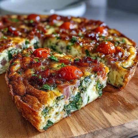 One-Pan Ham Swiss Frittata