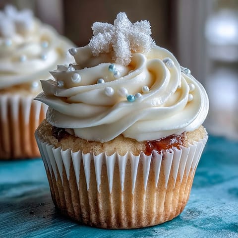 Tender vanilla Communion cupcakes topped with elegant white fondant crosses.