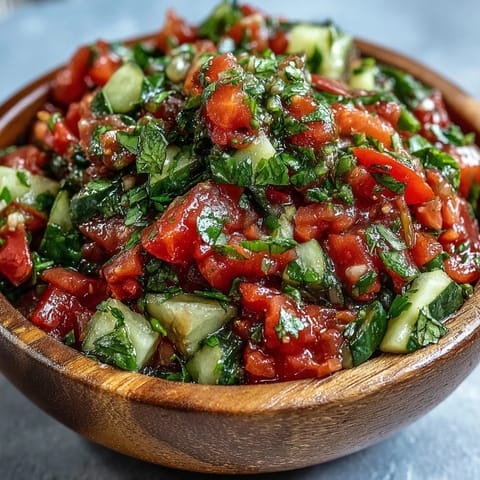 Close-up vibrant Pickle de Gallo salsa, a fresh tomato-lime chip dip.
