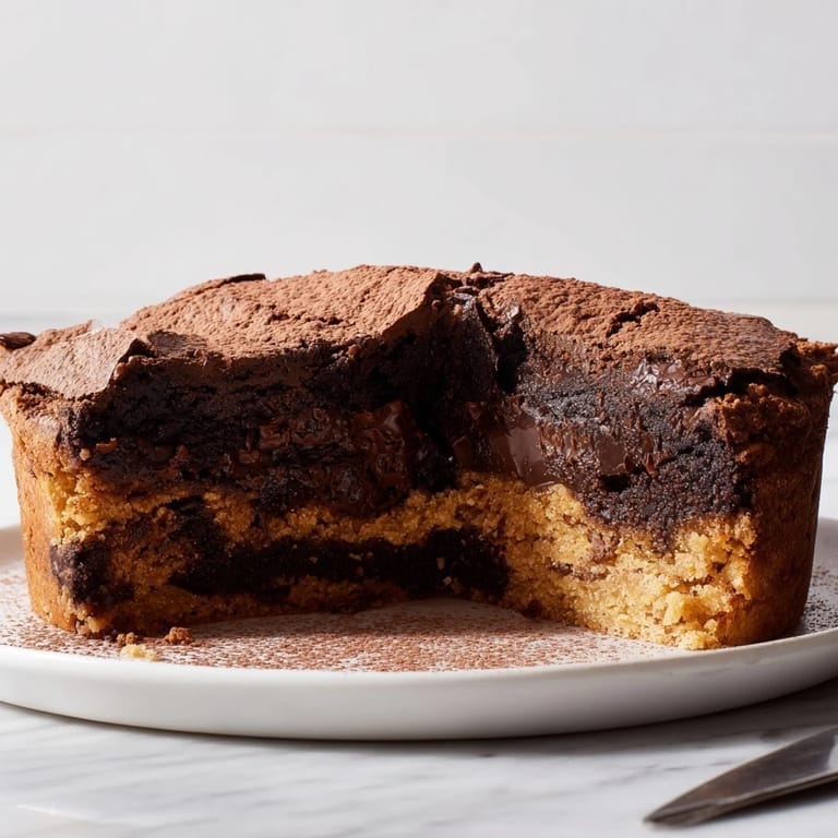 Smooth, dark chocolate brownie filling within a crisp tart shell, a beautiful Decadent Dark Chocolate Brownie Tart.