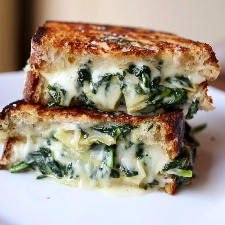 The vegetarian grilled cheese sandwich sits on a plate with a side of tomato soup, perfect for a cozy lunch.