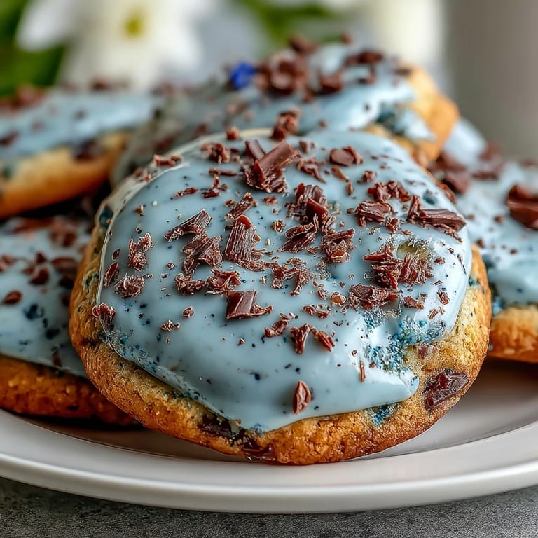 Robins Egg Speckled Sugar Cookies: charming blue-tinted cookies with vanilla icing and cocoa speckles, ideal for seasonal celebrations.