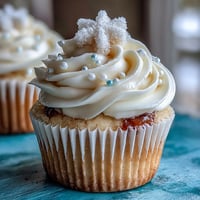 Tender vanilla Communion cupcakes topped with elegant white fondant crosses.